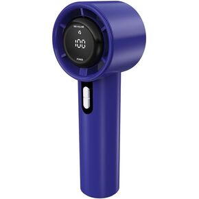 Portable Handheld Mini Fan - 3 Speeds, USB Rechargeable, Quiet, Lightweight, and Powerful Personal Desk Fan for Home, Office, Travel, and Outdoor Use ，Color Options Available (Blue color)