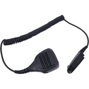 Speaker Microphone for Motorola Radios - Compatible with HT750, HT1250, HT1550, MTX850, MTX950, MTX8250, MTX9250, PRO5150, PR860 - Shoulder Lapel Mic Replacement for PMMN4021A