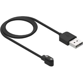 1Pc Black Compatible with Smart Watch Charger, Replacement USB Charger Cable Charging Cord for Smart Watch with App Smartwatch Cables and Chargers,Smartwatch Accessories(3.3 Ft)