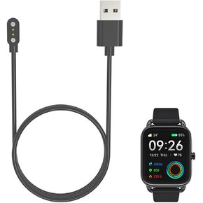 DIYEENI USB Charger Cable Haylou RS4 RS4 Plus ، 1M Smart Watch Charging Dock ، Presection Fast Charging Cord ، 5V 1A ، Overvoltage Overcurrent