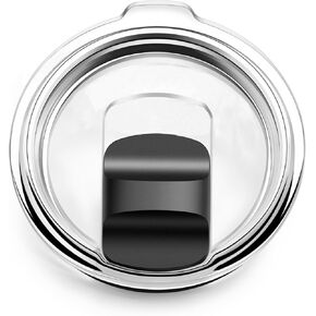 30 oz Tumbler Lid, 30 oz Magnetic Replacement Lids Compatible for YETI 30 oz Tumbler, 14 oz Mug and 35 oz Straw Mug, Travel Spill Proof Cup Lids Covers with Magnetic Slider Switch, BPA Free