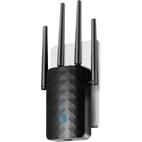 WiFi Extender Signal Booster for Home,1200mbps 5GHz/2.4GHz Dual Band WiFi Repeater,Gaming Wireless Internet Extender, Whole Home Coverage,with Ethernet Port,Covers Up to 10000 Sq.Ft Long Range