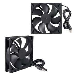 4Pack 12025 Fan 120x120x25mm 12cm 120mm Computer Case Fan DC 12V Cooling Fan for Computer case 2Pin 2 Wire 2000RPM