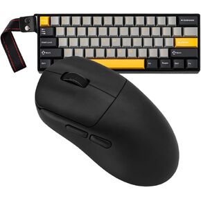 Epomaker Aula Win60 هو لوحة مفاتيح مغناطيسية سلكية 60 ٪ مع تشغيل قابلة للتعديل+Aula SC800 Mouse Wireless Gaming Mouse
