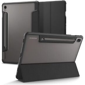 Spigen for Galaxy Tab S10 FE Case (2025), Ultra Hybrid Pro Protective Tri-Fold Cover with Transparent Back and S Pen Holder, 10.9 inch, Black