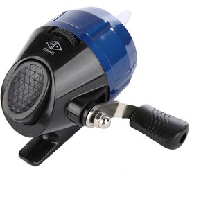 Portable Spincast Fishing Reel High Speed 3.0:1 Gear Ratio Dialadjustable Disk Drag Handle Knobs Outdoor Harpoon Dart Reel(Blue)