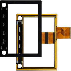 Screen Replacement for Mitsubishi Outlander Sport 2019-2022 No. 8740A130, 8740A076, 8740A040 Touch Screen Digitizer Radio Navigation NAV Version with 2 Knobs 8.0 INCH