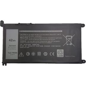Rapidgiga yrdd6 استبدال جهاز الكمبيوتر المحمول ل Dell Inspiron 5485 5491 5493 5584 5593 5590 Vostro 5481 5581 5590 5490 Series VM732 0vm732 01vx1h 1vx1h 11.4v42wh