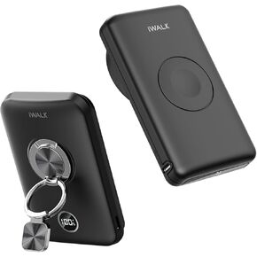 iWALK MAG-X Magnetic Wireless Power Bank with iWatch Charger&iWALK Magnetic Portable Charger with Ring