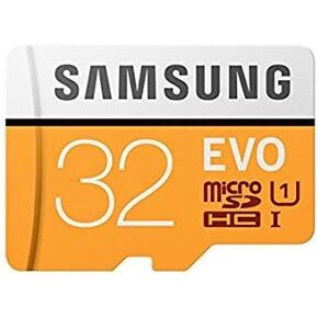 Samsung Evo Mb-Mp32Ga 32GB U1 Class 10 Microsdhc Memory Card with Adapter