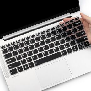 Lenovo Keyboard Cover Skin for 2023/2022 IdeaPad 14 inch Laptop, 1i/1 14 Models, 82LV003YUS/82V6S00000 - Black