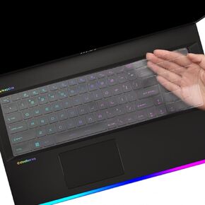 Keyboard Cover for MSI GE77 GE77HX GE76 GE75 Raider, Stealth GS76 GS75, Vector GP76 GP76HX, Leopard GP75 GL75 GL65, GF75 GE66 GT76 GS73 Series Gaming Laptop, MSI GE76 Keyboard Skin Protector -TPU