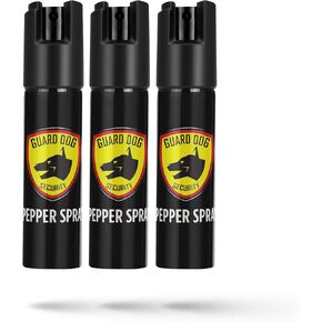 GUARD DOG SECURITY Compact Pepper Spray Self Defense Maximum Strength, 16 ft Long Range, Small Discreet Carry Canister, Made in USA