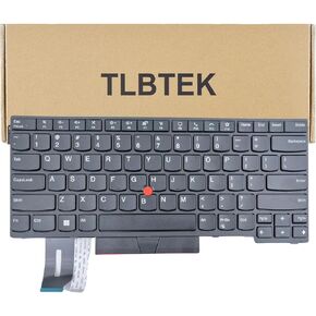 TLBTEK Keyboard Replacement Compatible with Lenovo IBM ThinkPad P43S E480 E490 E495 L380 L390 L480 L490 T480S T490 T495 S2 3rd TP00091A,ThinkPad T14 Gen 1 Gen 2,ThinkPad P14S Gen 1 Gen 2 Series Laptop