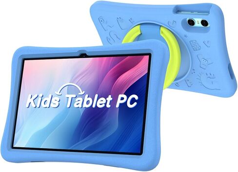 Kids Tablet, 10.1 inch Android 14 Tablet for Kids. 8-Core 12GB+128GB ROM. Parental Control Pre-Installed iWawa Learning Game Software, GMS Certified, BT,WiF, FM, Google Kids Space in Saudi Arabia