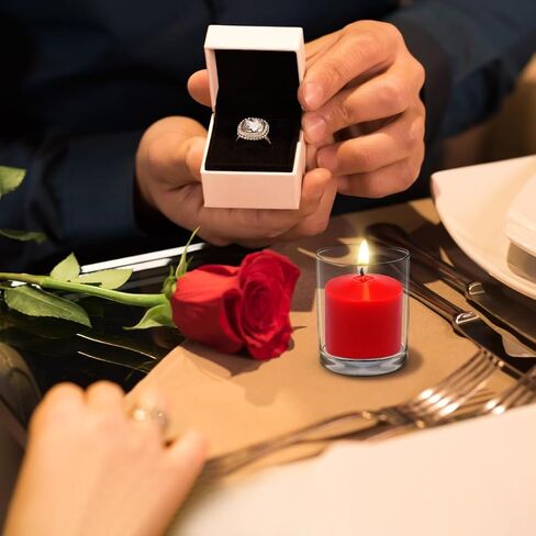 10 Hour White Votive Candles for Weddings Party Spa and Emergency, Set of 36 Unscented Bulk Candles for Restaurants and Home Decoration in Saudi Arabia
