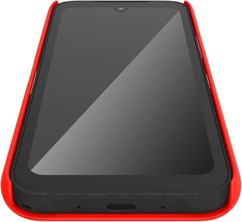 حالة متوافقة مع Kyocera Durasport 5G Phone Model C6930. علبة قذيفة متينة ناعمة لللمس الناعم للهاتف Kyocera Durasport 5G C6930 (أحمر) in Kuwait