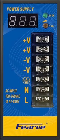 إمدادات الطاقة الصناعية 24V 1.5A 35W ، AC 110-240V إلى DC 24V ، DIN Rail Mount ، تحويل طاقة الإخراج عالية الكفاءة والثنائي ، للطابعة ثلاثية الأبعاد ، المحرك ، المراقبة ، الترحيل ، معدات الإضاءة in Kuwait