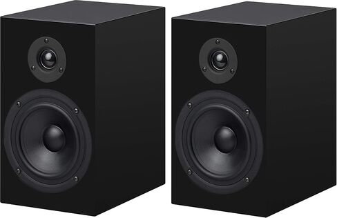 Pro-Ject Box - Speaker Box 5 - Piano Surround Audiophile Bookshelf Home Speaker, Set of 2, Black in Saudi Arabia