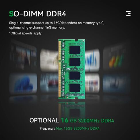 TRIGKEY Mini PC K-N95, Intel Alder Lake N95(up to 3.4GHz, 4C/4T), 16GB DDR4 RAM 500GB M.2 SSD, Mini Desktop PC Computer Support Max 4K 60Hz Dual HDMI Display/USB3.2 *3/WiFi5/BT5, Home/Office/Education in Saudi Arabia