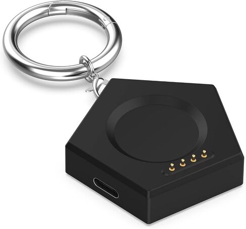 Type C Charger Dock Intended for OnePlus Watch 3/Oppo Watch X2 Charger Adapter USB C Portable Replacement Watch Charging Station Stand Smartwatch Accessories (Black&White) in Saudi Arabia