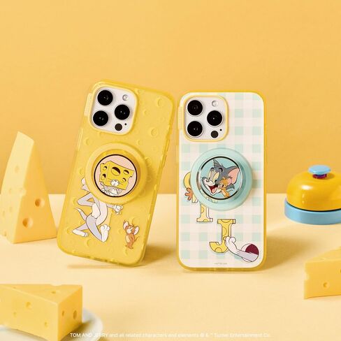 ​​​​مقبض هاتف من PopSockets مزود بمسند قابل للتوسيع، وPopOut، وTom and Jerry - PopOut Cheese'd Tom in Kuwait