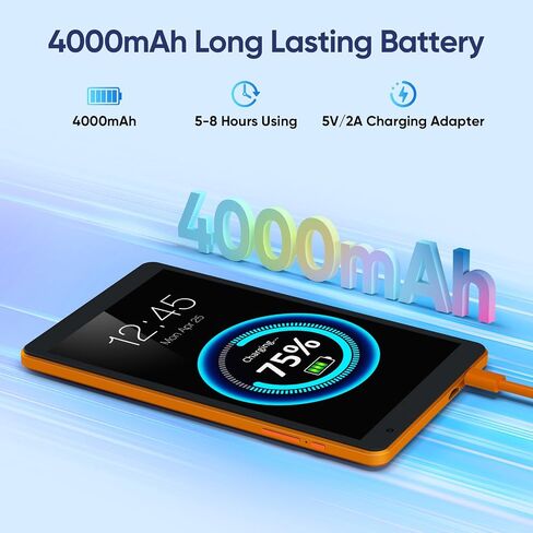 تابلت 8 بوصة، هيكل معدني معالج ثماني النواة Andriod 14 Tablet، ذاكرة وصول عشوائي 8(3+5) جيجابايت، بطارية 4000 مللي أمبير في الساعة، تخزين 64 جيجابايت، كابل شحن 6 أقدام، منفذ Typc-C معزز، محول شحن 10 وات، مكبرات صوت مزدوجة، وردي in Saudi Arabia