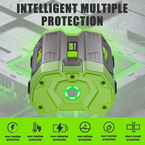 DSANKE 56V 3.5Ah Replacement for EGO 56V Battery BA1400 BA2800 BA2800T BA4200 BA1400T Compatible with ST1502LB CS1604 LB4800 LB6504 LB5804 HT2400 56V Power Tools,for EGO 56V Power+ Battery in Kuwait