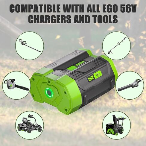 DSANKE 56V 3.5Ah Replacement for EGO 56V Battery BA1400 BA2800 BA2800T BA4200 BA1400T Compatible with ST1502LB CS1604 LB4800 LB6504 LB5804 HT2400 56V Power Tools,for EGO 56V Power+ Battery in Kuwait