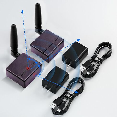 Wireless Repeater System Small Size Infrared Wireless Repeater System - Smart Home Multiple Centralized Small Size Receiver Extender (180° Remote Control) in Kuwait