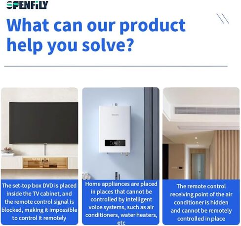 Wireless Repeater System Small Size Infrared Wireless Repeater System - Smart Home Multiple Centralized Small Size Receiver Extender (180° Remote Control) in Kuwait