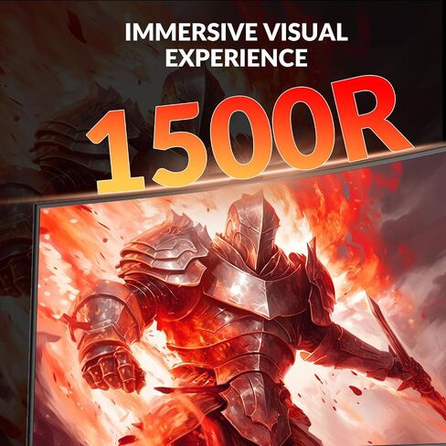32" Curved FHD 1080p Gaming Monitor Up to 240Hz,1500R 1ms 99% sRGB AMD FreeSync Premium,2 x HDMI 2.0|2 x Dp1.4,Machine Black in Saudi Arabia