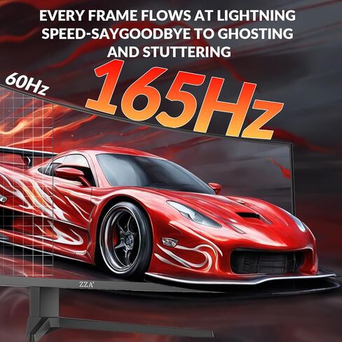 32" Curved FHD 1080p Gaming Monitor Up to 240Hz,1500R 1ms 99% sRGB AMD FreeSync Premium,2 x HDMI 2.0|2 x Dp1.4,Machine Black in Saudi Arabia