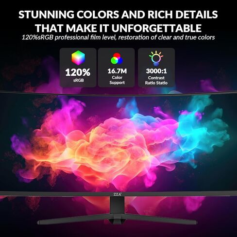 32" Curved FHD 1080p Gaming Monitor Up to 240Hz,1500R 1ms 99% sRGB AMD FreeSync Premium,2 x HDMI 2.0|2 x Dp1.4,Machine Black in Saudi Arabia