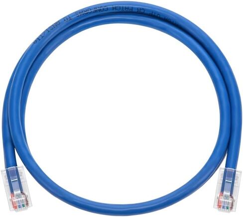 Monoprice Cat6A Patch Cable - 75 Feet - Blue | 26AWG, 10G, Bare Copper Conductor, Gold Plated Copper Connector, RJ45, Non-booted Ethernet Cable in Saudi Arabia