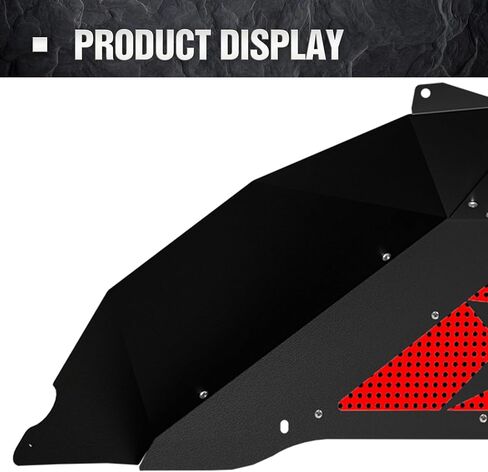 Rear Inner Fender Liners Compatible with 2007-2018 Jeep Wrangler JK & JKU Unlimited, Bolt-on Style Wheel Well Cover Steel Mud Guards Fenders Flares (2/4 Doors), Black in Kuwait
