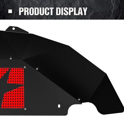 Rear Inner Fender Liners Compatible with 2007-2018 Jeep Wrangler JK & JKU Unlimited, Bolt-on Style Wheel Well Cover Steel Mud Guards Fenders Flares (2/4 Doors), Black in Kuwait