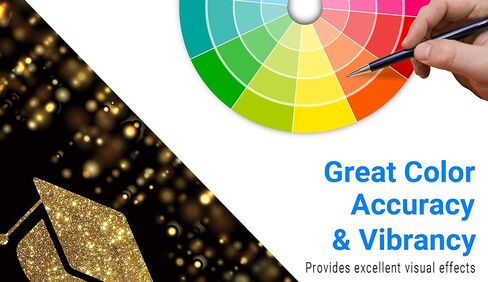 Funnytree 96" x 72" Graduation Party Backdrop Class of 2024 Black and Golden Glitter Bokeh Spot Photography Background Congrats Grad Prom Gold Dots Decor Photo Studio Booth Prop Cake Table Banner in Kuwait