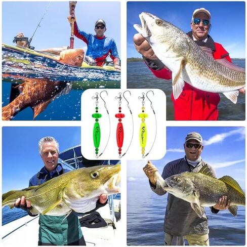 YOTO Santee Cooper Rig, Catfish Rig for Bank Fishing, Catfishing Tackle Rattler Floats, Chunky Rigs Catfish Equipment in Kuwait