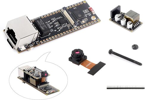 لوحة تطوير إيثرنت ESP32-S3، منفذ إيثرنت RJ45 بسرعة 10/100 ميجابت في الثانية، معالج ثنائي النواة بسرعة 240 ميجاهرتز، منفذ من النوع C وفتحة بطاقة TF، يدعم اتصال W-i-F-i وBLE وإيثرنت، مع وحدة POE in Saudi Arabia