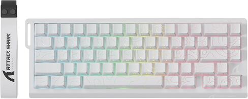 الهجوم Shark X68 Pro He Wireless Rapid Trigger Gaming Keyboard مع تشغيل قابلة للتعديل ، ومعدل الاقتراع 8K ، والمفتاح المغناطيسي للمخلف in Kuwait