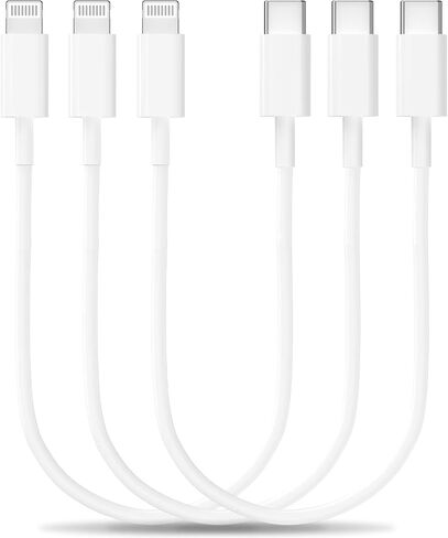 شاحن سريع USB-C، [معتمد من Apple MFi] بقدرة 60 وات وكابل شحن سريع أصلي لنقل مزامنة البيانات لأجهزة iPhone 14/13/12/11/X/SE/8، iPad، Airpods in Saudi Arabia