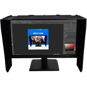 17-27 inch Monitor Hood，Suitable for Dell HP Viewsonic Philips Samsung EIZO NEC ASUS ACER BENQ AOC Lenovo, Suitable for Monitor Frame Width of 41-71cm