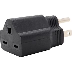 120V to 220-240V Plug Adapter Household Plug Adapter, 5-15P to 6-15R