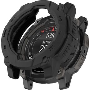 Soft Silicone Bumper Case Compatible with Garmin Instinct 3 45mm 50mm Scratch Resistant Protective Frame Edge Cover for Instinct 3 Smartwatch (6Colors, 45mm)