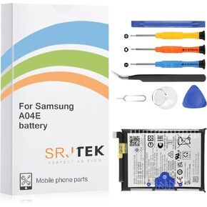 Battery Replacement for Samsung Galaxy A14 / A04E WT-S-W1/HQ-50SD,for Samsung SM-A042 SM-A145, SM-A042M, SM-A042M/DS 4900mAh Standard Capacity Battery Include Complete Repair Tools kit