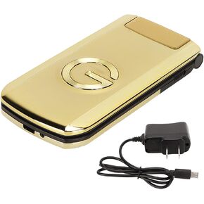 Ejoyous Flip Seniors Phone, Big Font Big Screen Loud Phone One Key Shortcut Dialing Cell Phone with Ultra Long Standby Dual Card Dual Standby G9000 Gold