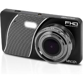 Minolta MNCD450 1080p Car Camcorder w/4.0" LCD Monitor (Gunmetal)