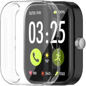 [2 Pack] Screen Protector Compatible with Spade & Co Health Smartwatch 4 Case, Soft TPU Plated Case All-Around Protective Screen Full Cover Bumper Compatible for Spade & Co Health Smartwatch 4