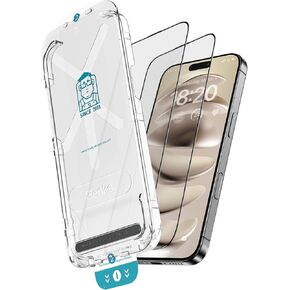BENKS [2 Pack Matte Screen Protector for iPhone 16 Pro Max (6.9", 2024), Anti-Glare Tempered Glass Film Anti-Fingerprint, Scratch Resistant, Bubble-Free Installation Tool Included